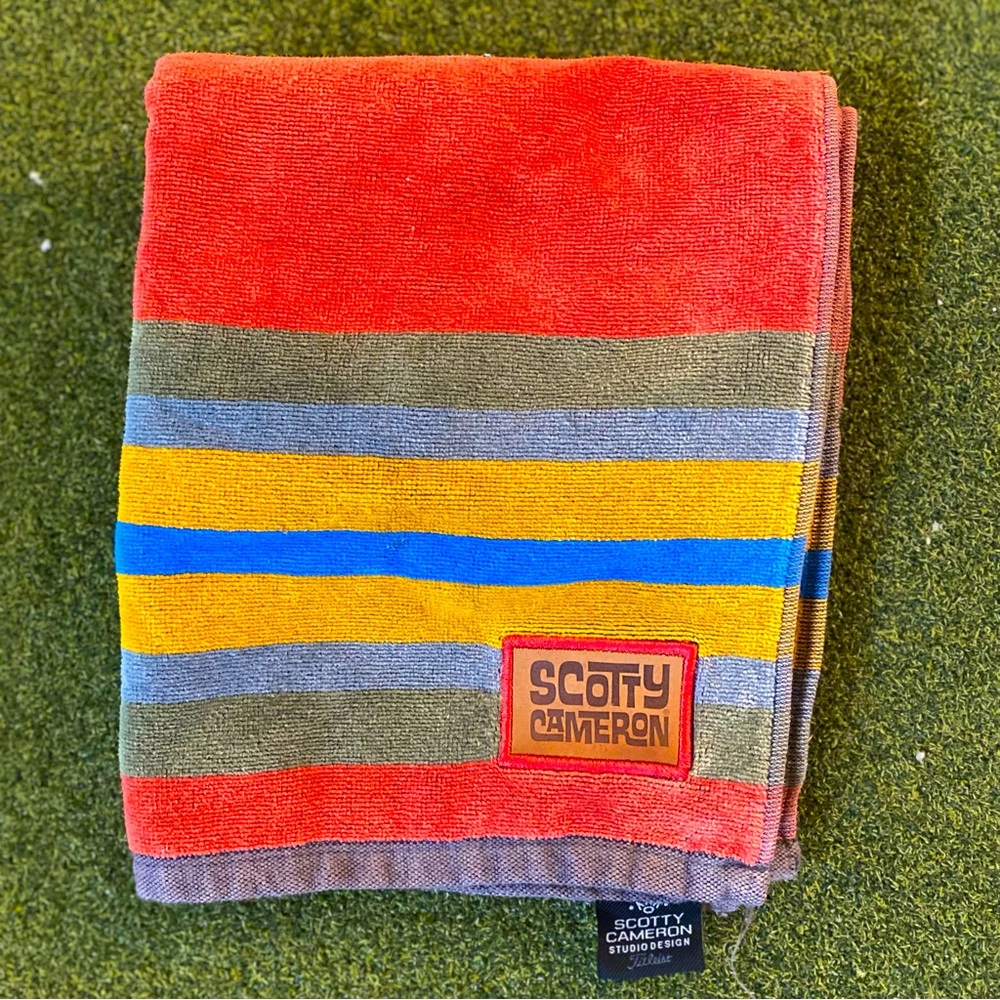 Scotty Cameron Serape striped golf towel